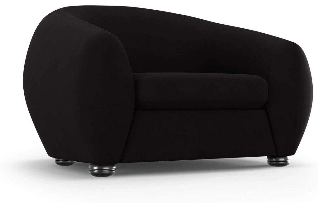Zamatové kreslo Elara 77 × 100 × 124 cm