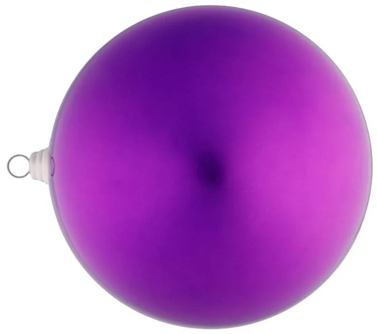 DECOLED Plastová guľa, 30 cm, fialová, lesklá