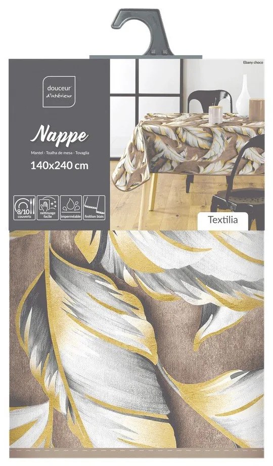 Umývateľný obrus 140x240 cm Ebany – douceur d'intérieur