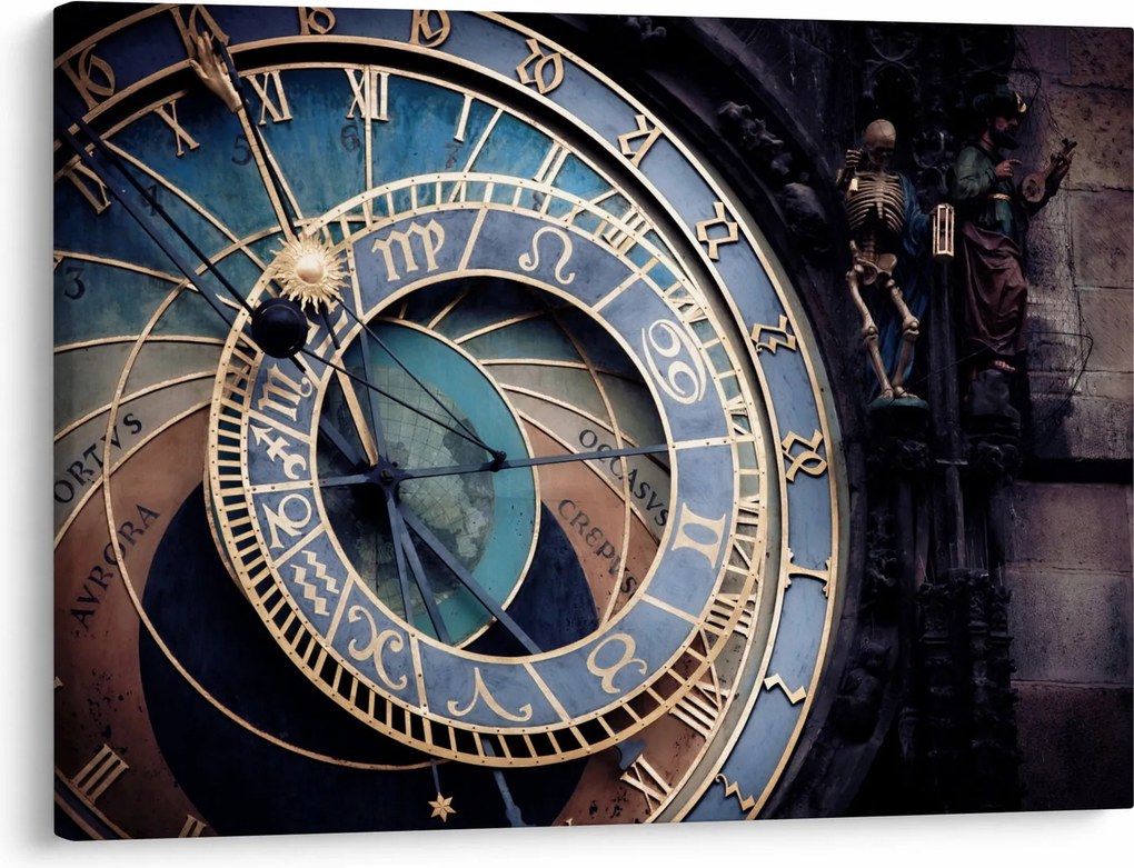 Obraz - Orloj, Praha (70x50 cm)