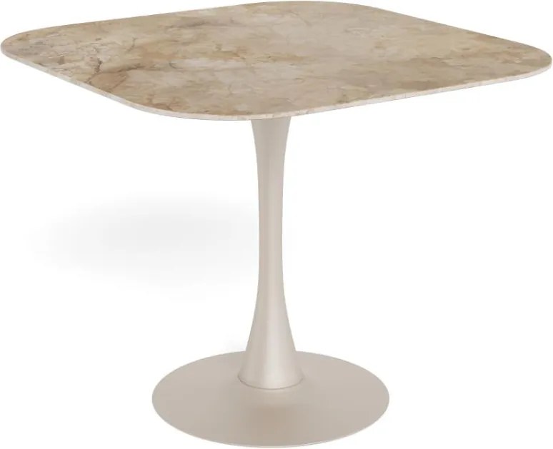 Jedálenský stôl Malta 90 cm béžový