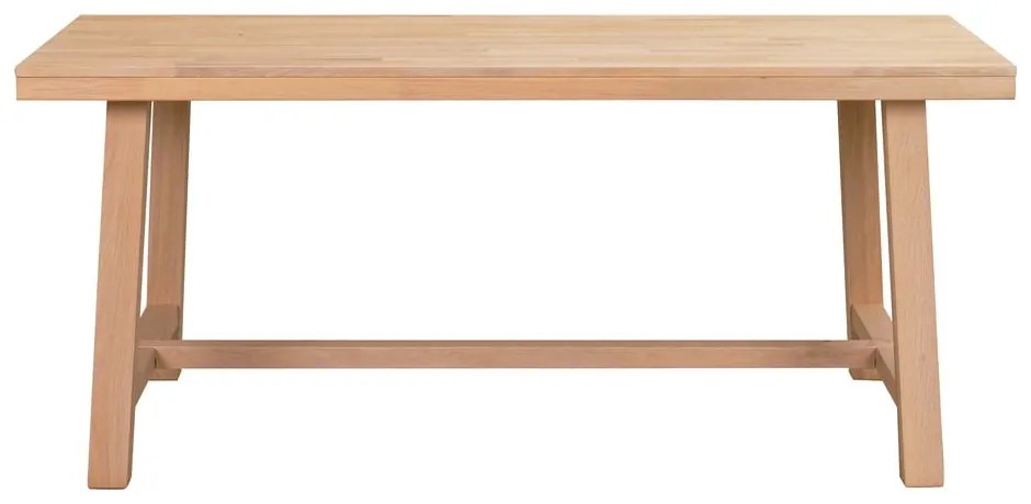 Jedálenský stôl z brúseného dubového dreva Rowico Brooklyn, 170 x 95 cm