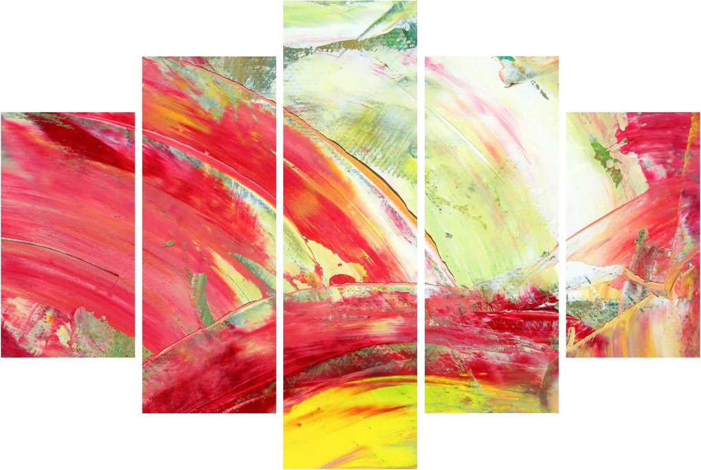 Obraz abstrakcie - maľba (150x105 cm)