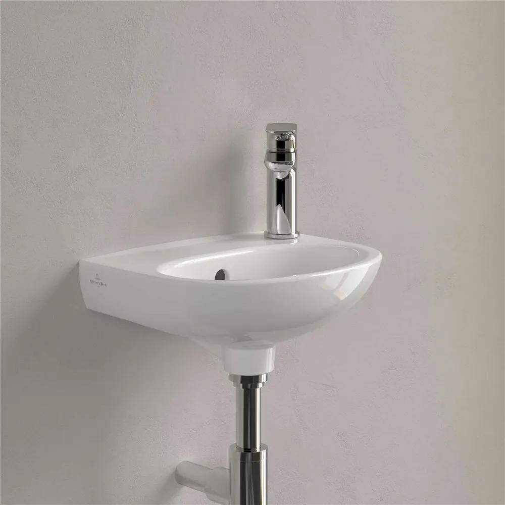 VILLEROY &amp; BOCH O.novo závesné umývadielko bez otvoru, s prepadom, 360 x 275 mm, biela alpská, 43403601