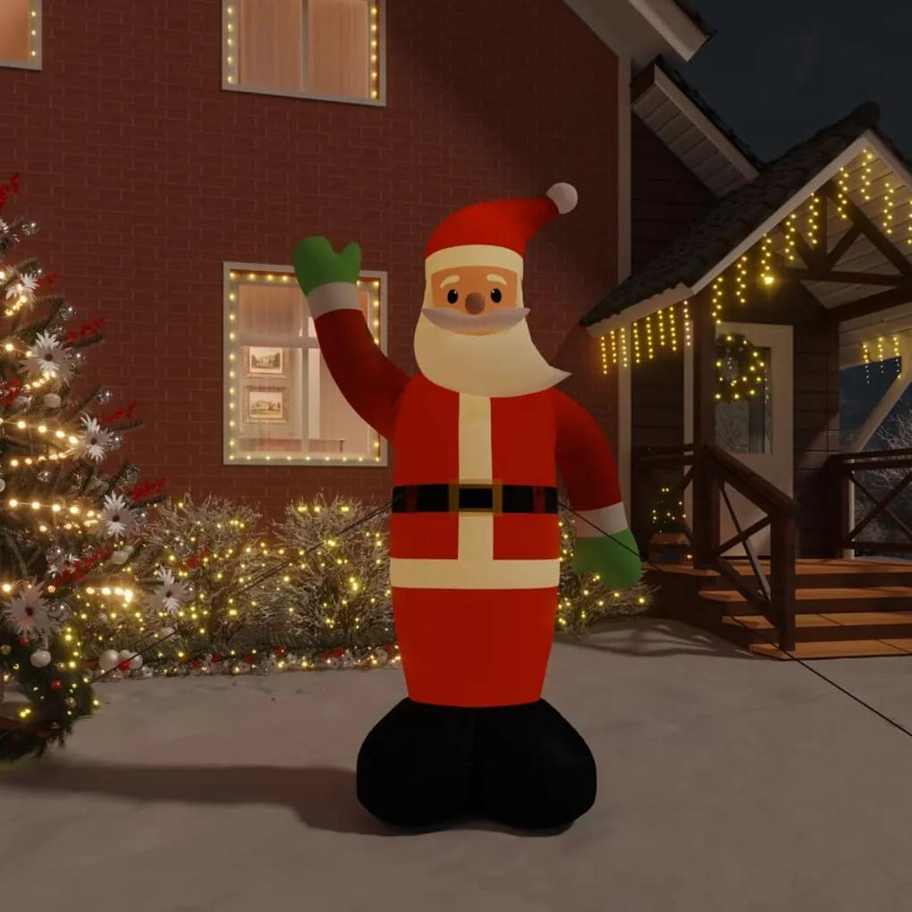 Vianočný nafukovací Santa Claus s LED diódami 370 cm 345267