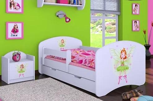 MAXMAX Detská posteľ so zásuvkou 160x80cm ZELENÁ VÍLA