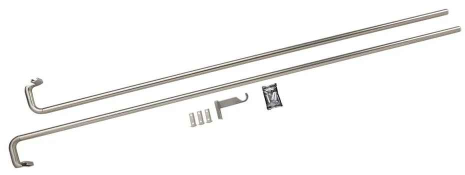Oceľová roztiahnuteľná garniža 122 - 224 cm Twilight - Umbra