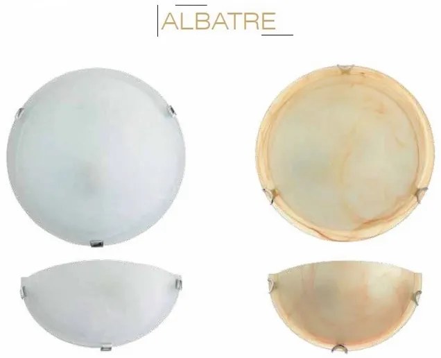 ACA DECOR Prisadené svietidlo ALBATRE max. 3x60W/230V/E27/IP20, biela farba