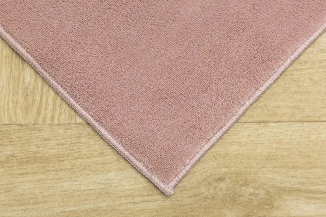 Protišmykový koberec PLUSH púdrovoružový