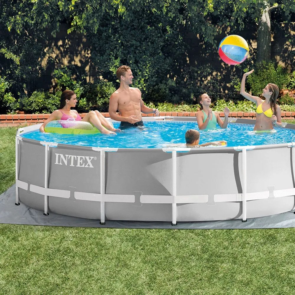 INTEX PRISM FRAME Okrúhly bazén 427 × 107 cm s kartušovou filtráciou 220–240V 26720NP
