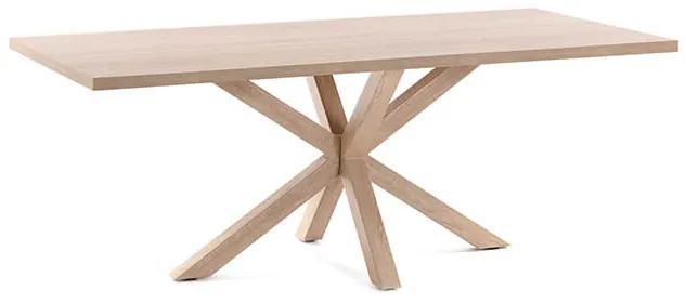 Jedálenský stôl arya table 160 x 100 cm prírodný MUZZA