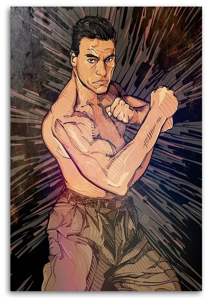 Gario Obraz na plátne Jean-Claude Van Damme - Nikita Abakumov Rozmery: 40 x 60 cm