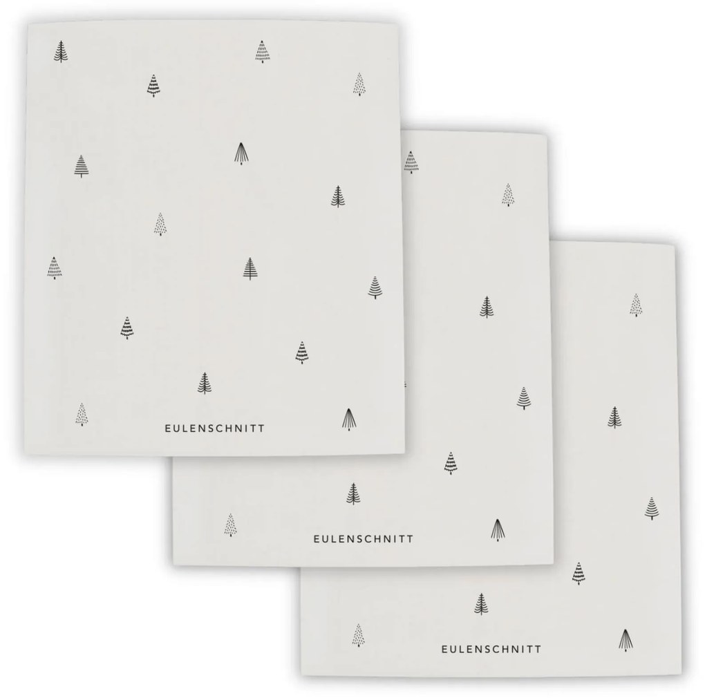 Eulenschnitt Prírodná hubová utierka Fir – set 3 ks