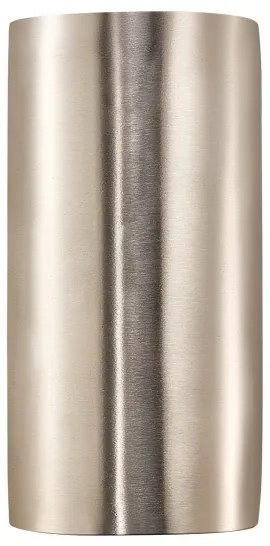 Nordlux - Vonkajšie nástenné svietidlo CANTO 2xGU10/28W/230V IP44 nerezová oceľ