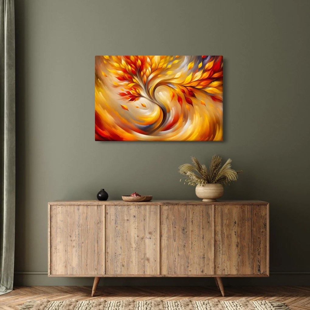 Obraz - Jesenný strom (90x60 cm)