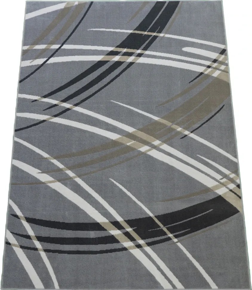 BE Koberec Lotus 9304 GREY – sivý obdĺžnikový Rozmer: 120x180 cm