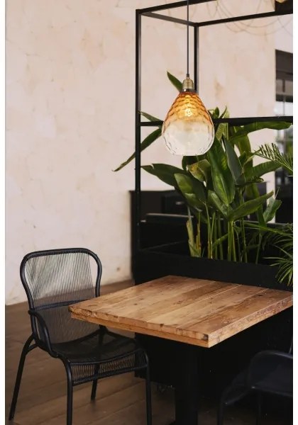 Globo 15786H - Luster na lanku SALVY 1xE27/60W/230V pr. 21 cm oranžová