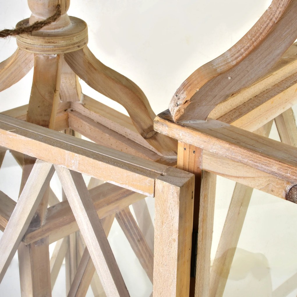 Sada 2 ks luceren LOKKE Wavy Line XL+L béžová