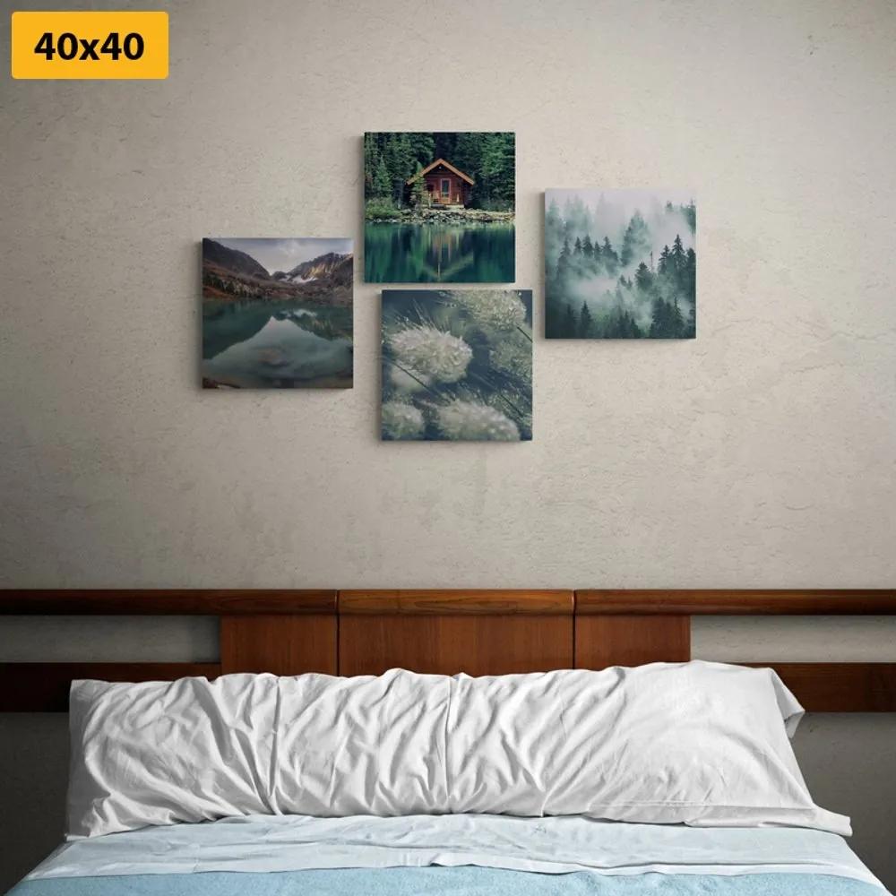 Set obrazov čarovná príroda - 4x 60x60