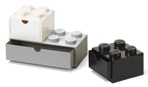 Plastové detské úložné boxy v súprave 3 ks Multi-Pack - LEGO®