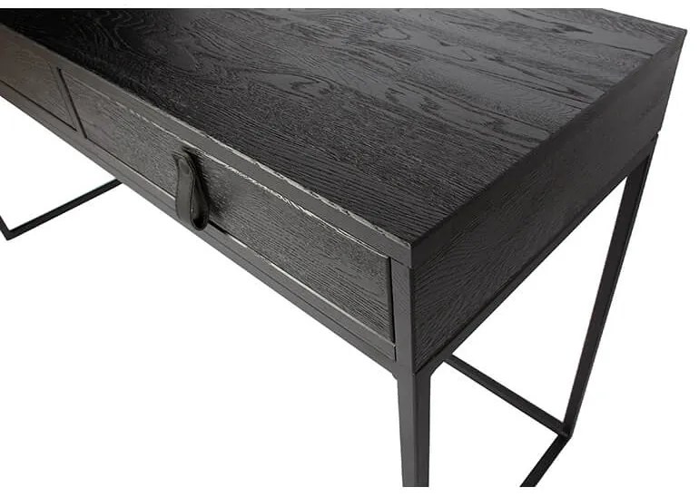 Pracovný stôl silas 140 x 44 čierny MUZZA