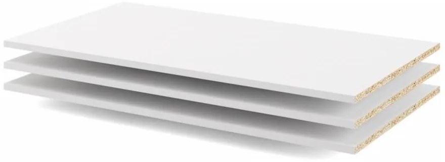 Doplnkové police do šatníkovej skrine v súprave 3 ks (šírka 89 cm) Verona – Tvilum