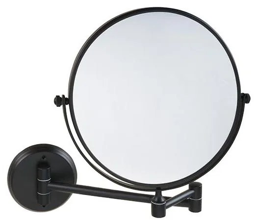 Kozmetické zrkadlo 23x30 cm čierne