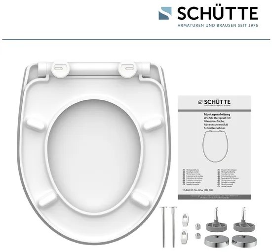 Schütte WC doska so spomaľujúcim mechanizmom (magické svetlo)  (100253145)