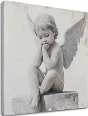 Obrazy anjelov Ochranca | 100% originál domaľovaný akrylom