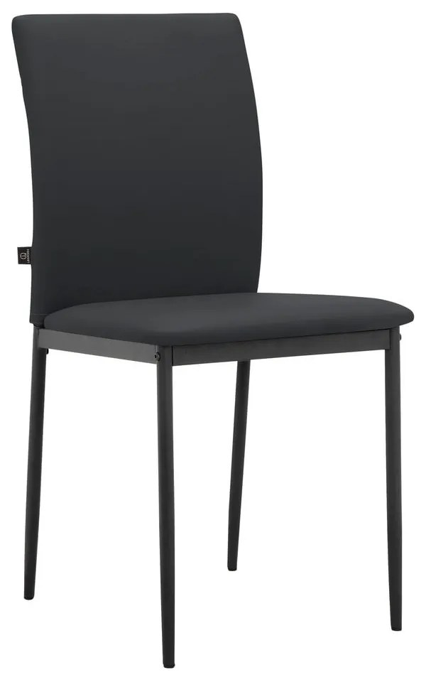 Čierne jedálenské stoličky z imitácie kože v súprave 2 ks Pavia – Støraa