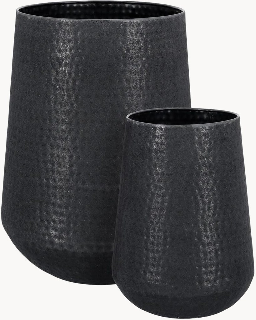 Ručne vyrobené exteriérové kvetináče Kenar, 2 ks