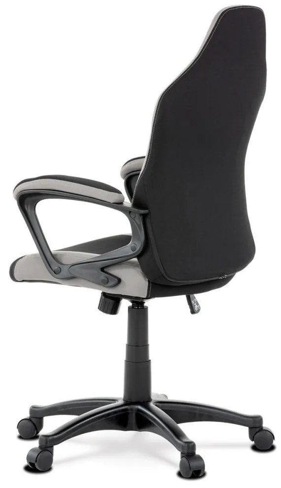 Herné kreslo ECHO — látka, čierna / sivá / modrá