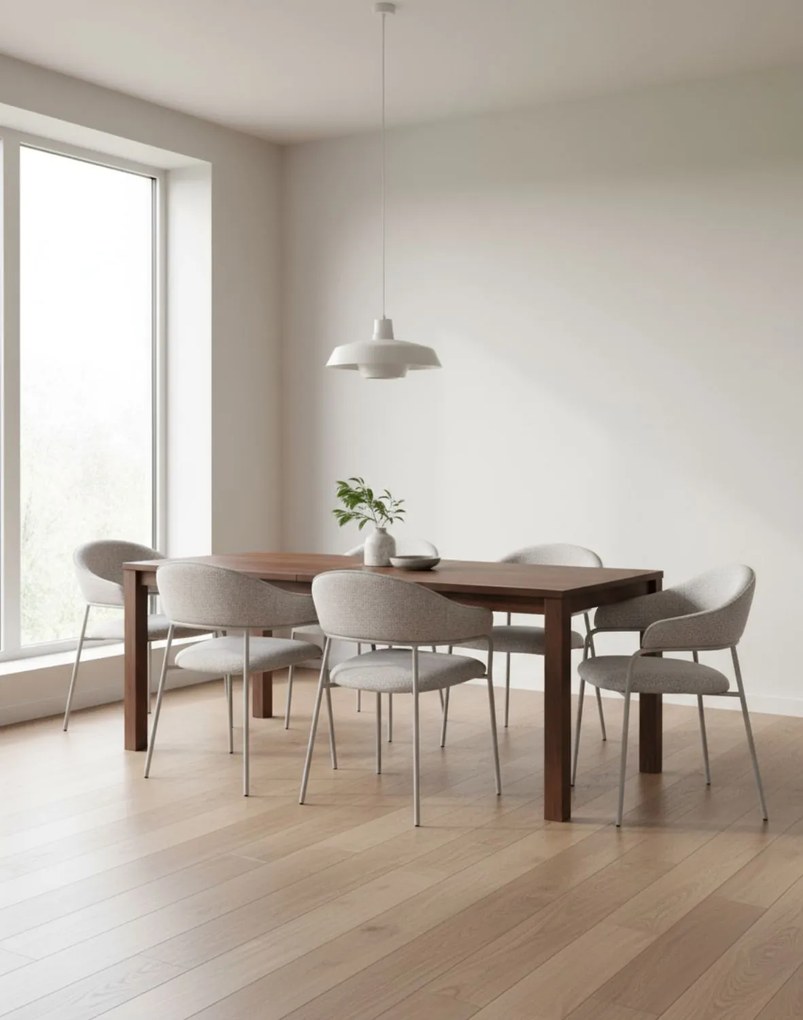 Jedálenská stolička Livia, béžová/kašmír