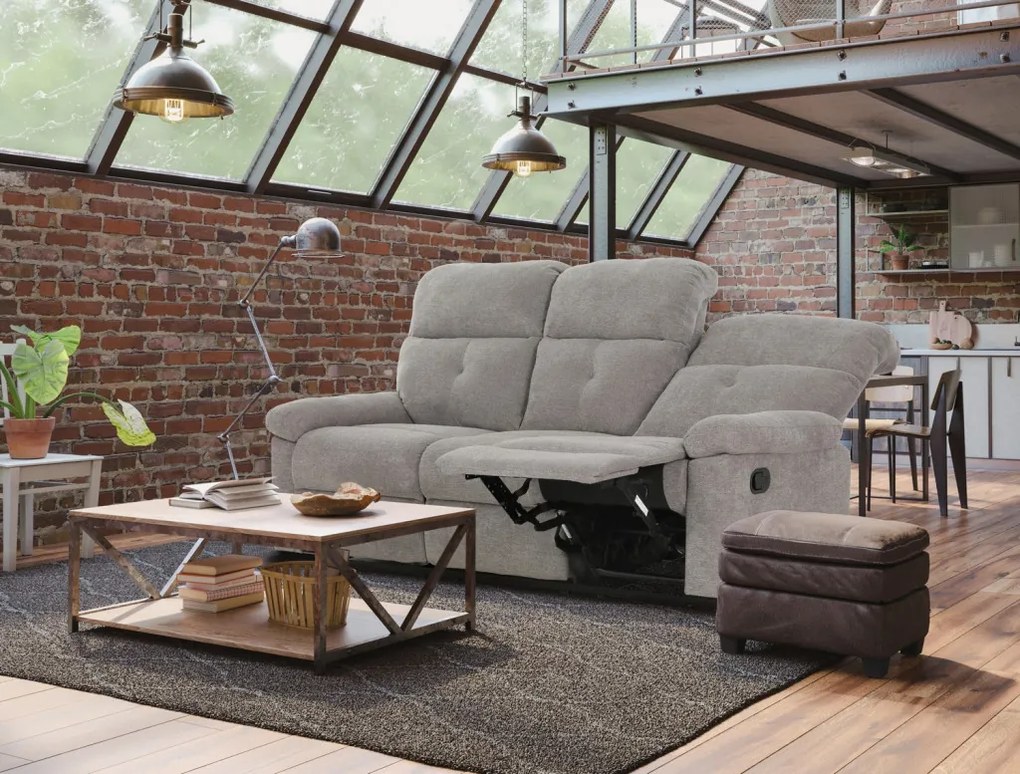 Trojsedák Elza, šedá látka, s polohováním