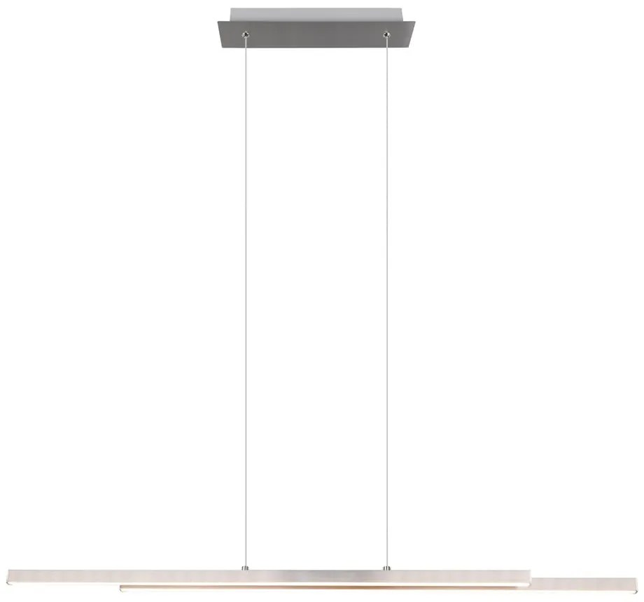 LED závesné svietidlo v striebornej farbe Odio – Trio