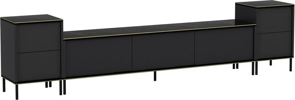 TV stolík s skrinkami Imej Antracit