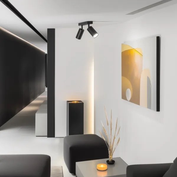 Brilagi - LED RGBW stmievateľné bodové svietidlo SELE 2xGU10/6W/230V čierna