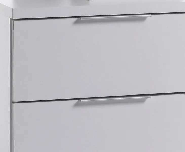 Nočný stolík Samson, biely