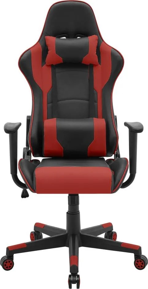 Kancelárska stolička SILVERSTONE, čierno/červená