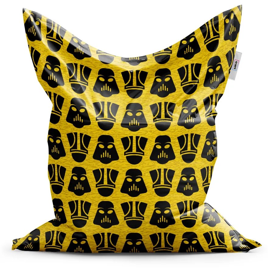 Sablio Sedací vak Star Wars Stormtrooperi Pattern na žltej - 150x100 cm