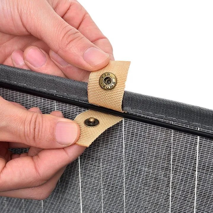 Bambusový košík na bielizeň 100 l, 2 priehradky, sivý