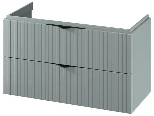 Cersanit S1015-012 -Zavesená kúpeľňová skrinka pod umývadlo TIRSO 100x45 cm mintová