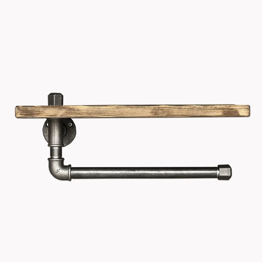 Nástenný vešiak BoruRaf XXXV čierny/hnedý