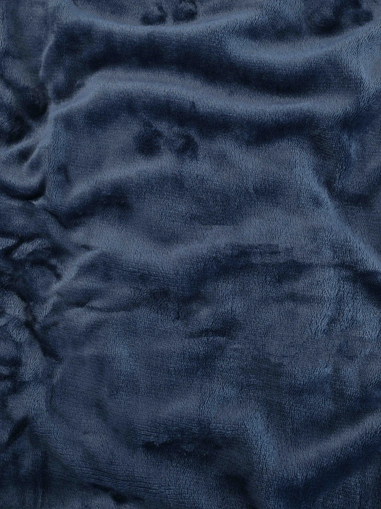 Obliečka na vankúš mikroplyš Exclusive 70 × 90 cm - Laura námornícka modrá