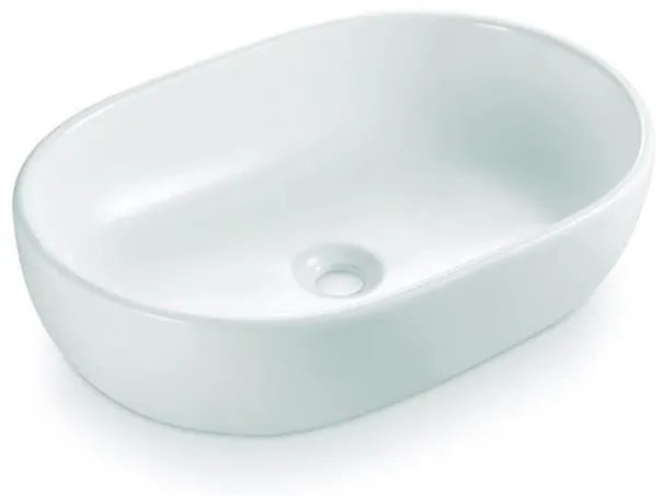 Bathco 4037 - Umývadlo na dosku TOULOUSE 59x41,5 cm porcelán/biela