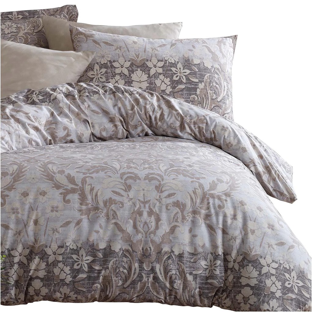 RENFORCÉ OBLIEČKY FLORAL EXCLUSIVE 200X220 CM, 2KS 70X80 CM KVETY