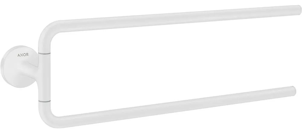AXOR Universal Circular dvojramenný vešiak na uteráky, dĺžka 490 mm, matná biela, 42822700