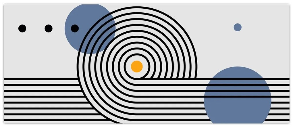 Obraz - Minimalistická abstrakcia N⁰1 (120x50 cm)