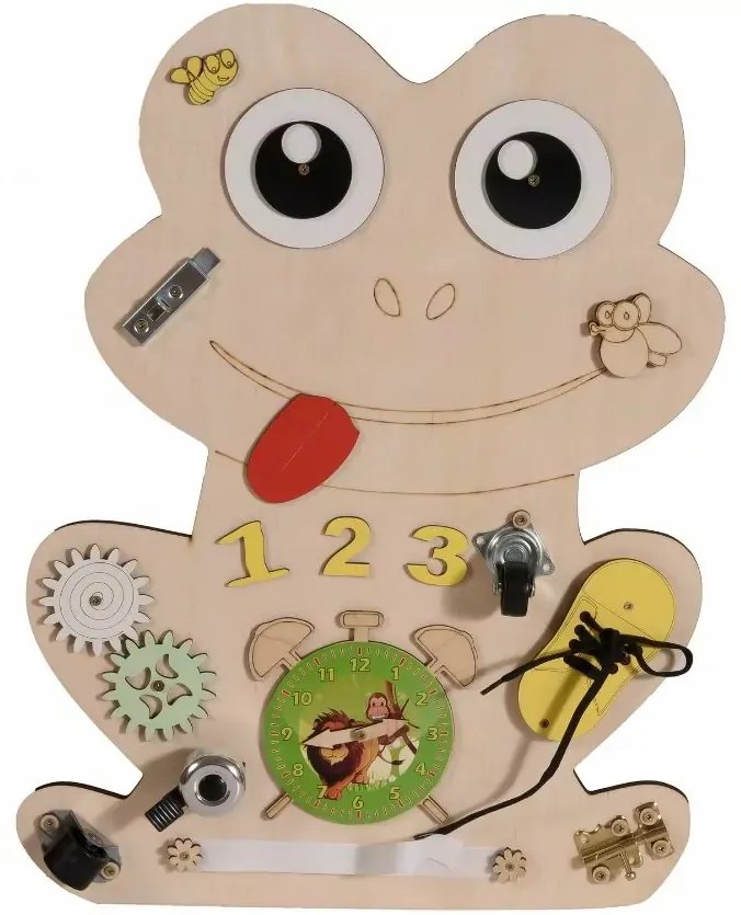 Interaktívna detská tabuľa - ŽABKA - prírodná