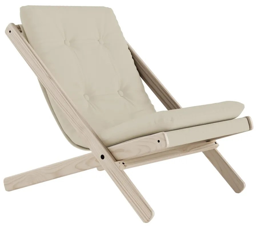 Skladacie kreslo Karup Design Boogie Raw/Beige
